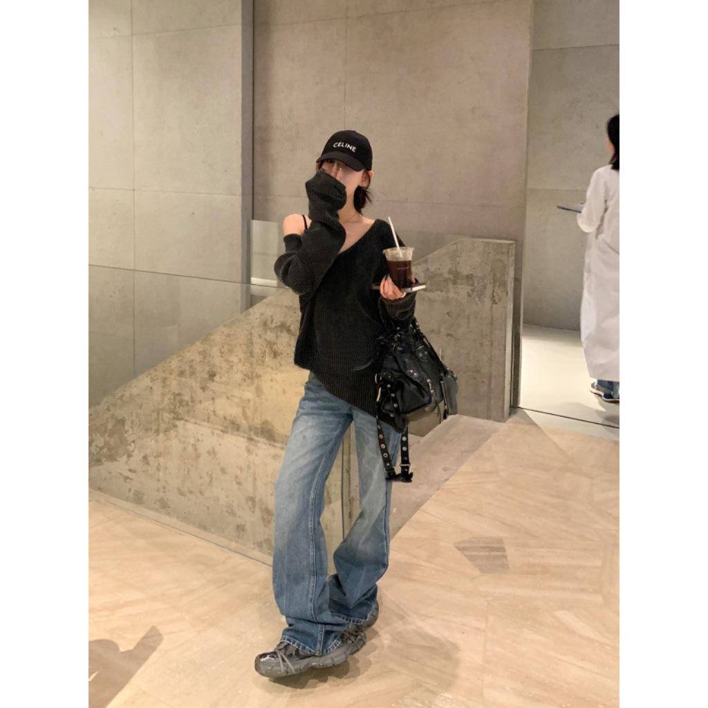 Женские синие джинсы SUNONEONE Wide-Leg - брюки свободного кроя на осень/зиму L синий
Женские синие джинсы SUNONEONE Wide-Leg - брюки свободного кроя на осень/зиму L синий