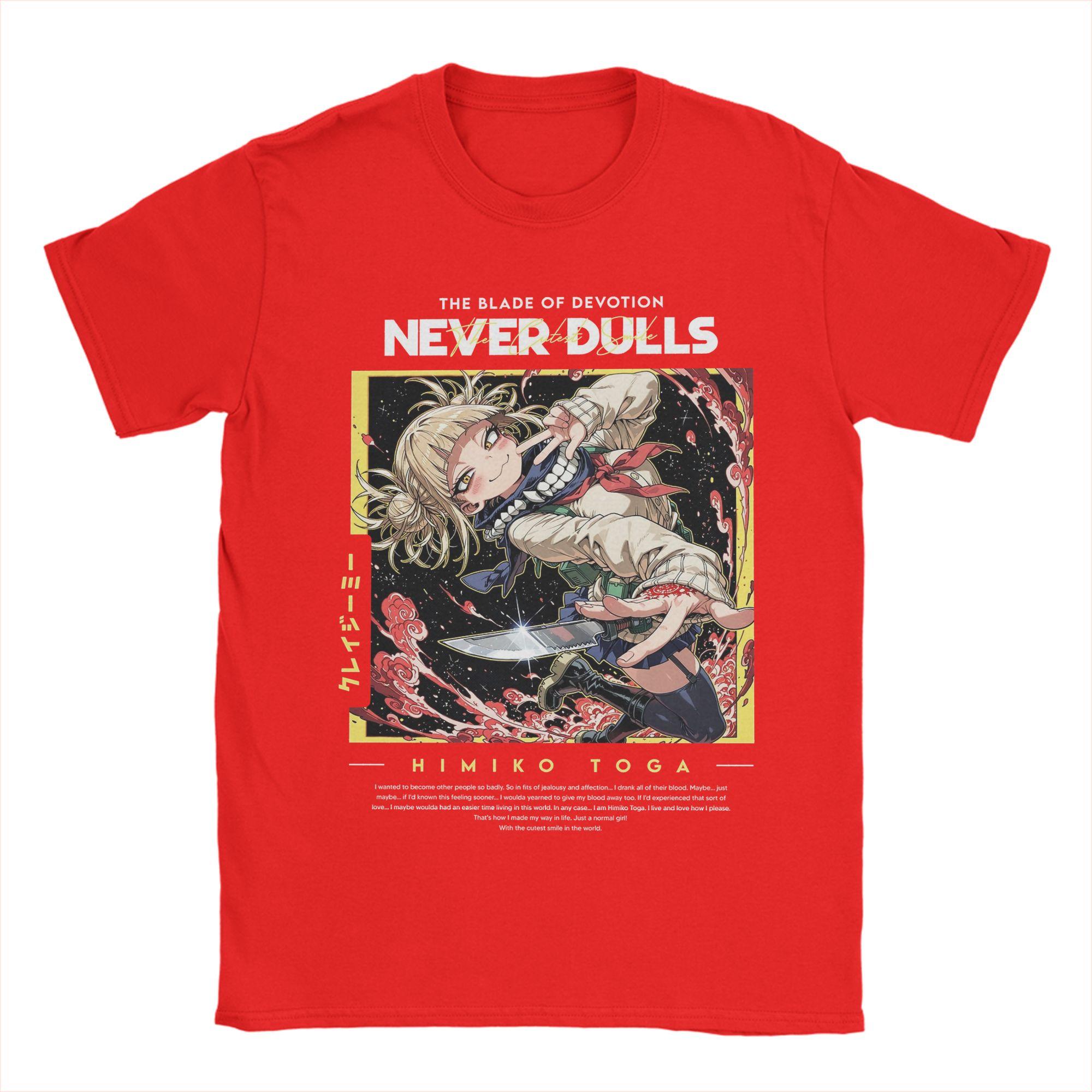 Mens TShirts Himiko Toga My Hero Academia Novelty Pure Cotton Tee Shirt Short Sleeve T Shirts Round Neck Tops Big Size S
Mens TShirts Himiko Toga My Hero Academia Novelty Pure Cotton Tee Shirt Short Sleeve T Shirts Round Neck Tops Big Size S