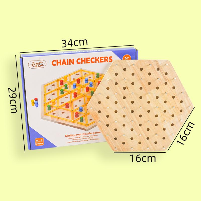 Деревянная треугольная шахматная игра - Интерактивная развивающая игрушка для родителей и детей
Деревянная треугольная шахматная игра - Интерактивная развивающая игрушка для родителей и детей