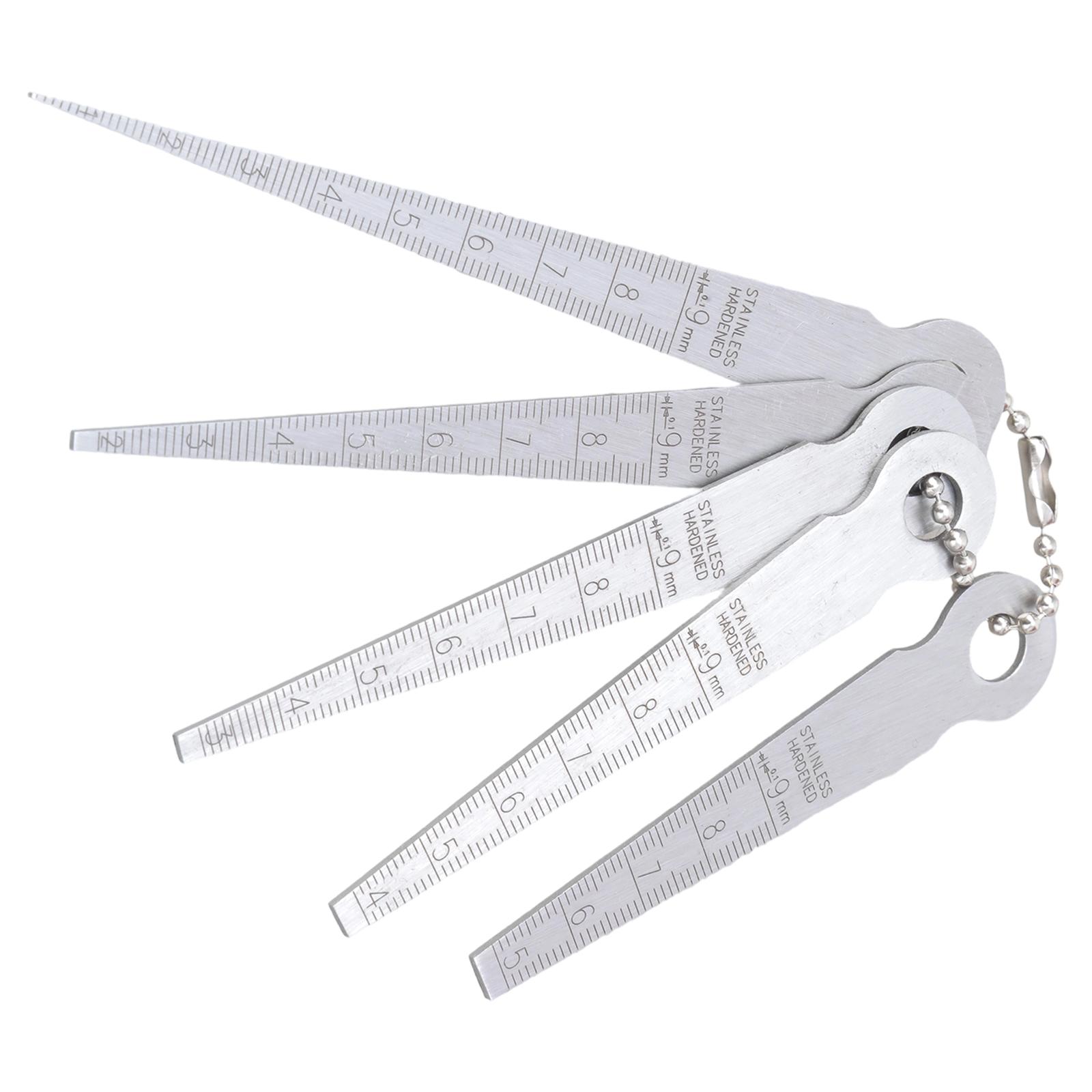 Набор стальных щупов из 5 штук Прецизионный инструмент для измерения зазоров с четкой шкалой для сварки и механического контроля B
Набор стальных щупов из 5 штук Прецизионный инструмент для измерения зазоров с четкой шкалой для сварки и механического контроля B