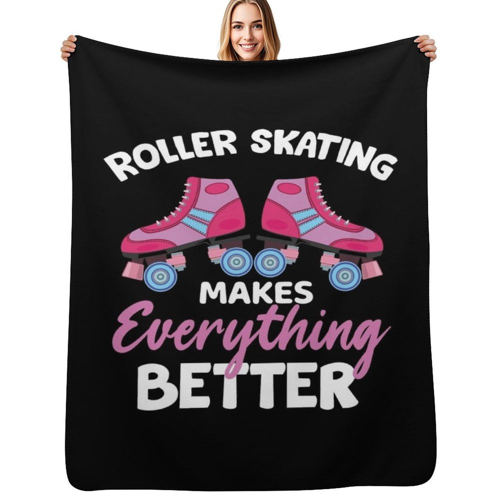 Roller Girl Roller Skate Gift Throw Blanket Durable Warm Blanket for Daily Home Use 102x76cm(40x30in)
Roller Girl Roller Skate Gift Throw Blanket Durable Warm Blanket for Daily Home Use 102x76cm(40x30in)