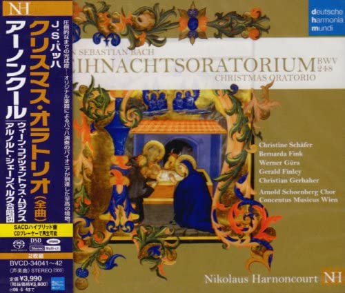 CD HARNONCOURT NIKOLAUS Bach Christmas Oratorio all songs BVCD3404142 Deutsche Harmon 2007 Japan Obi Classical
CD HARNONCOURT NIKOLAUS Bach Christmas Oratorio all songs BVCD3404142 Deutsche Harmon 2007 Japan Obi Classical