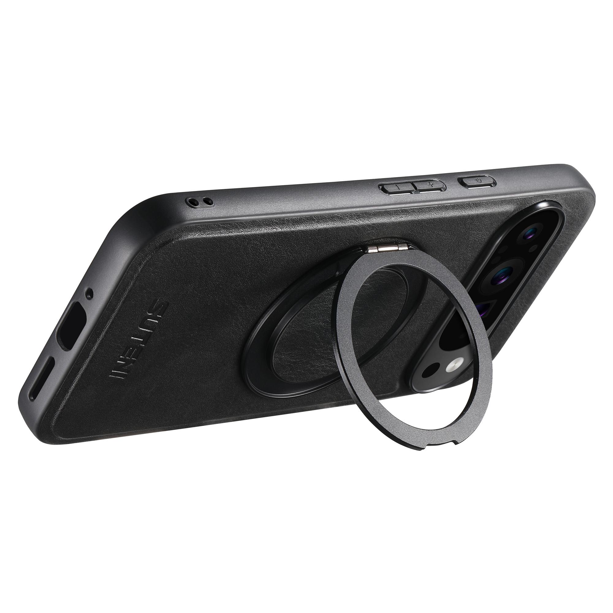 SUTENI G3 For Google Pixel 9/9 Pro Case Compatible with MagSafe Waxy Texture Rotating Kickstand Leather Phone Back Cover Black
SUTENI G3 For Google Pixel 9/9 Pro Case Compatible with MagSafe Waxy Texture Rotating Kickstand Leather Phone Back Cover Black