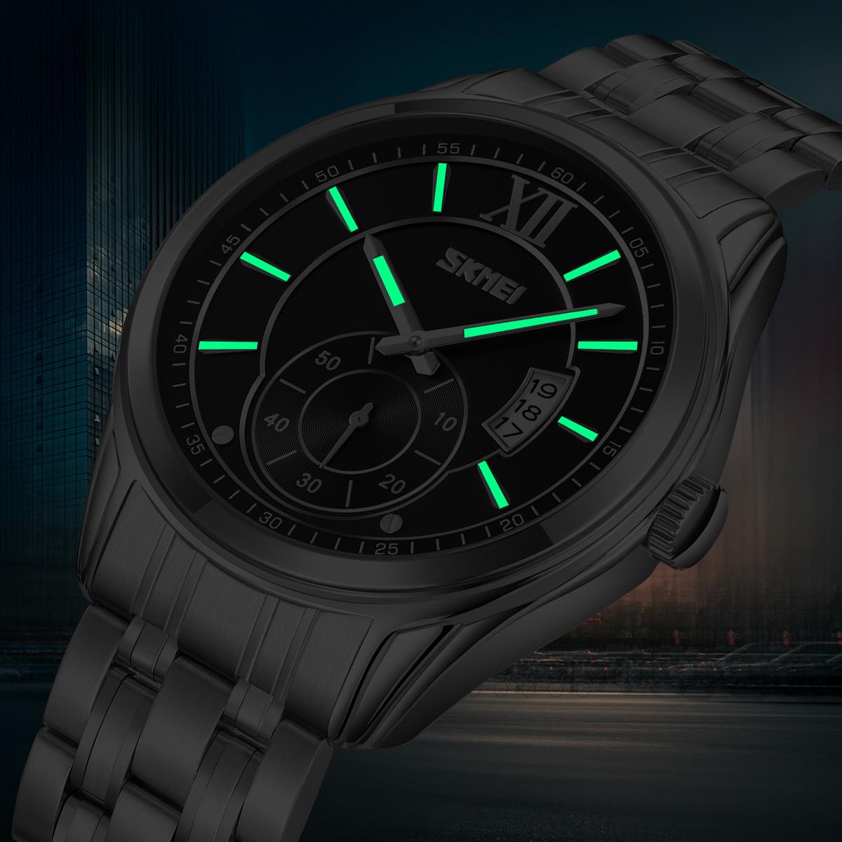 Solid Stainless Steel Strap Men s Watch Single Calendar Men s Watch Business Waterproof Luminous Hand Quartz Watch
Solid Stainless Steel Strap Men s Watch Single Calendar Men s Watch Business Waterproof Luminous Hand Quartz Watch