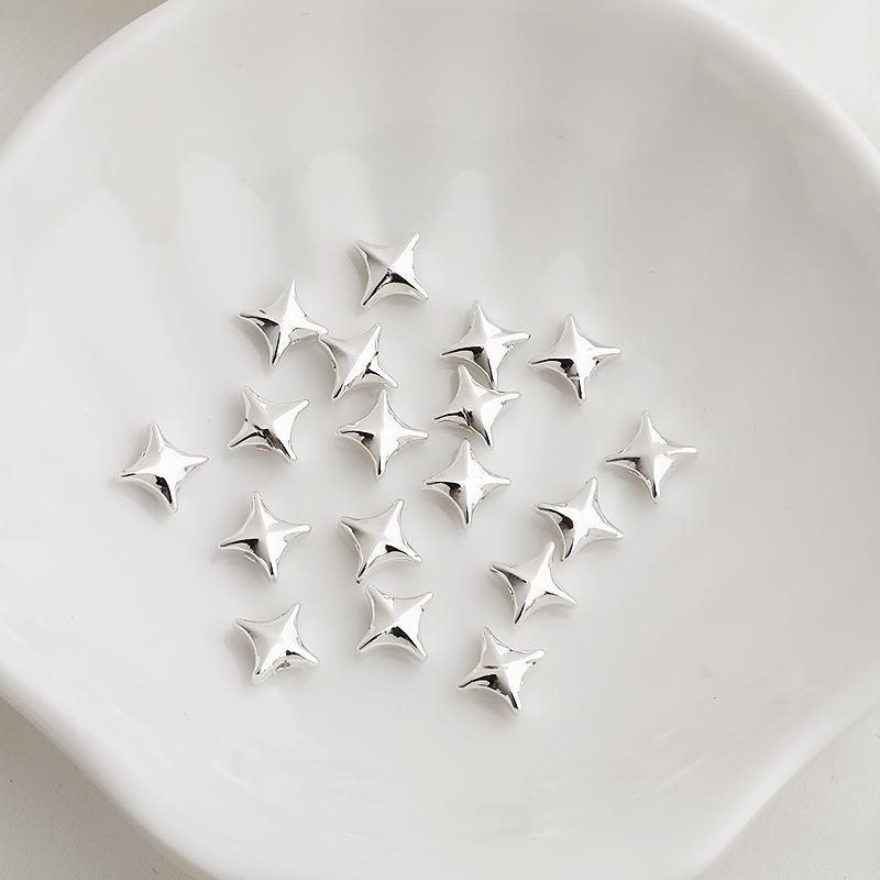 14K Gold-Filled Color-Stable Four-Point Star Spacer Bead for DIY Jewelry: Bracelet, Necklace, Earrings, Cross, and Braided Rope Accessories.
14K Gold-Filled Color-Stable Four-Point Star Spacer Bead for DIY Jewelry: Bracelet, Necklace, Earrings, Cross, and Braided Rope Accessories.