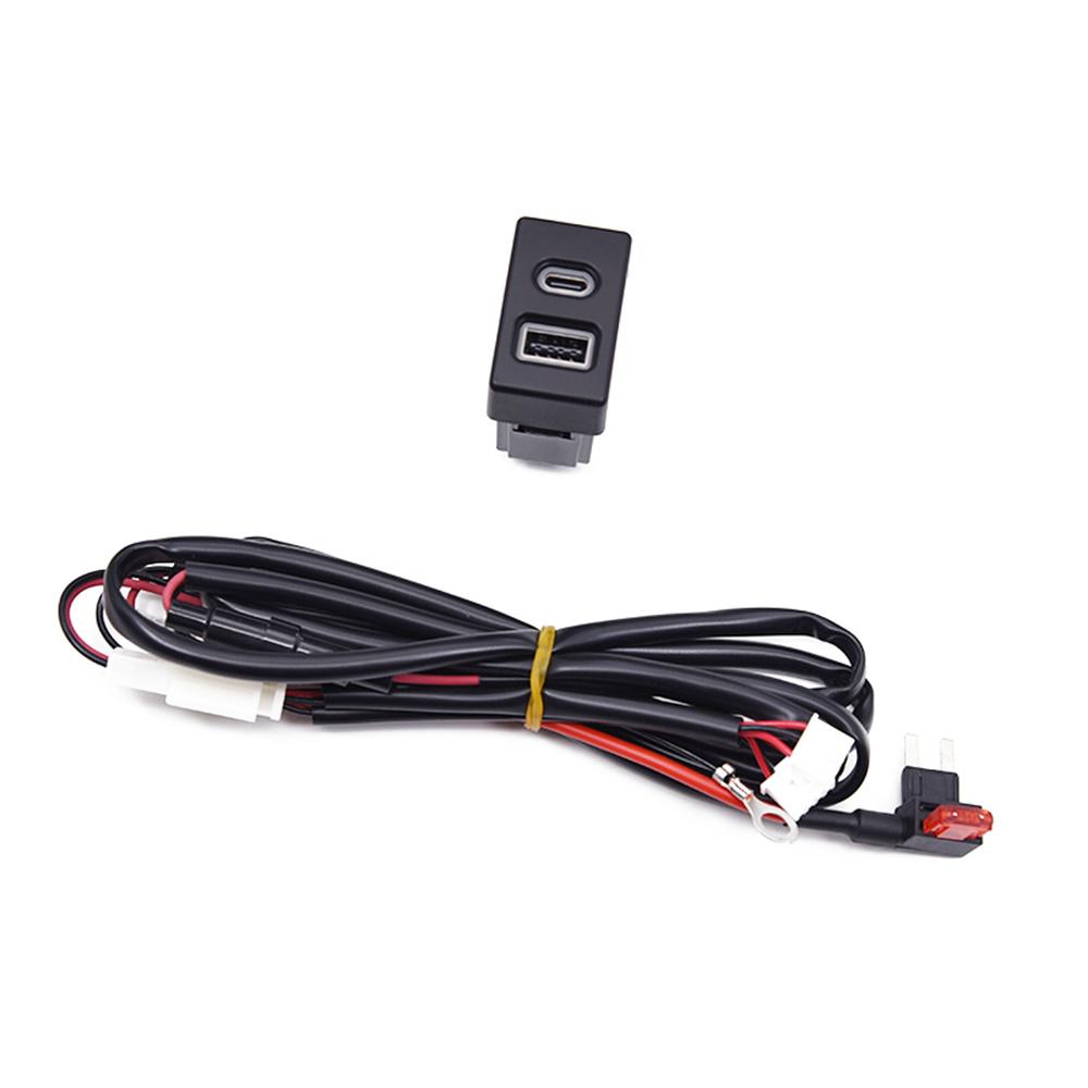 18W Car Charger Type-C+Qc3.0 Fast Charging For Mazda 6/3/5/2 Cx-7
18W Car Charger Type-C+Qc3.0 Fast Charging For Mazda 6/3/5/2 Cx-7