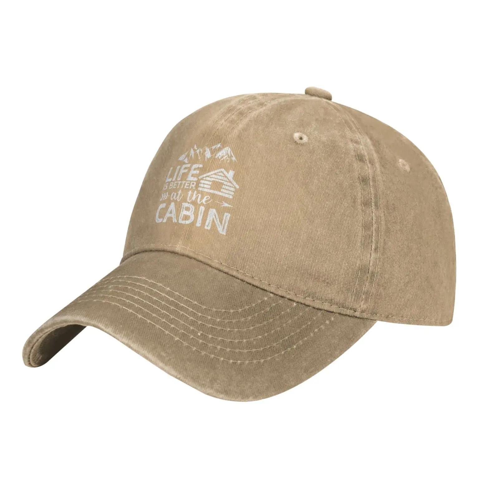 Life is Better at The Cabin Camping Cowboy hat Baseball Cap Men Hats Sun Hat Women Dad Hat Trucker hat Deep Heather Adjustable
Life is Better at The Cabin Camping Cowboy hat Baseball Cap Men Hats Sun Hat Women Dad Hat Trucker hat Deep Heather Adjustable