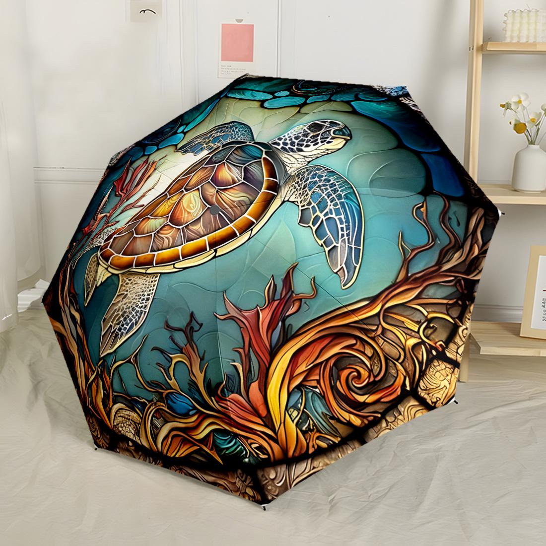 Watercolor Turtle Garden Portable Automatic Umbrella Compact & Durable 8-Rib Design Durable Plastic & Iron for Outdoor Daily Use Fashionable
Watercolor Turtle Garden Portable Automatic Umbrella Compact & Durable 8-Rib Design Durable Plastic & Iron for Outdoor Daily Use Fashionable