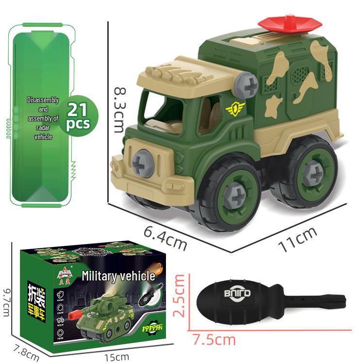 Educational DIY Detachable Police Car & Excavator Toy for Kids
Educational DIY Detachable Police Car & Excavator Toy for Kids