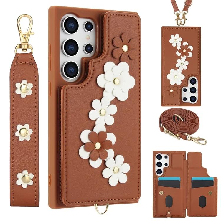 SY-001 For Samsung Galaxy S24 Ultra Case Kickstand Leather+TPU Crossbody Phone Cover
SY-001 For Samsung Galaxy S24 Ultra Case Kickstand Leather+TPU Crossbody Phone Cover