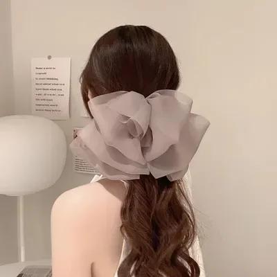 New Big Hair Bows Chiffon Solid Color Large Bowknot Hairpins Spring Clamp Clip Women Korea Headwear Accessories серый
New Big Hair Bows Chiffon Solid Color Large Bowknot Hairpins Spring Clamp Clip Women Korea Headwear Accessories серый