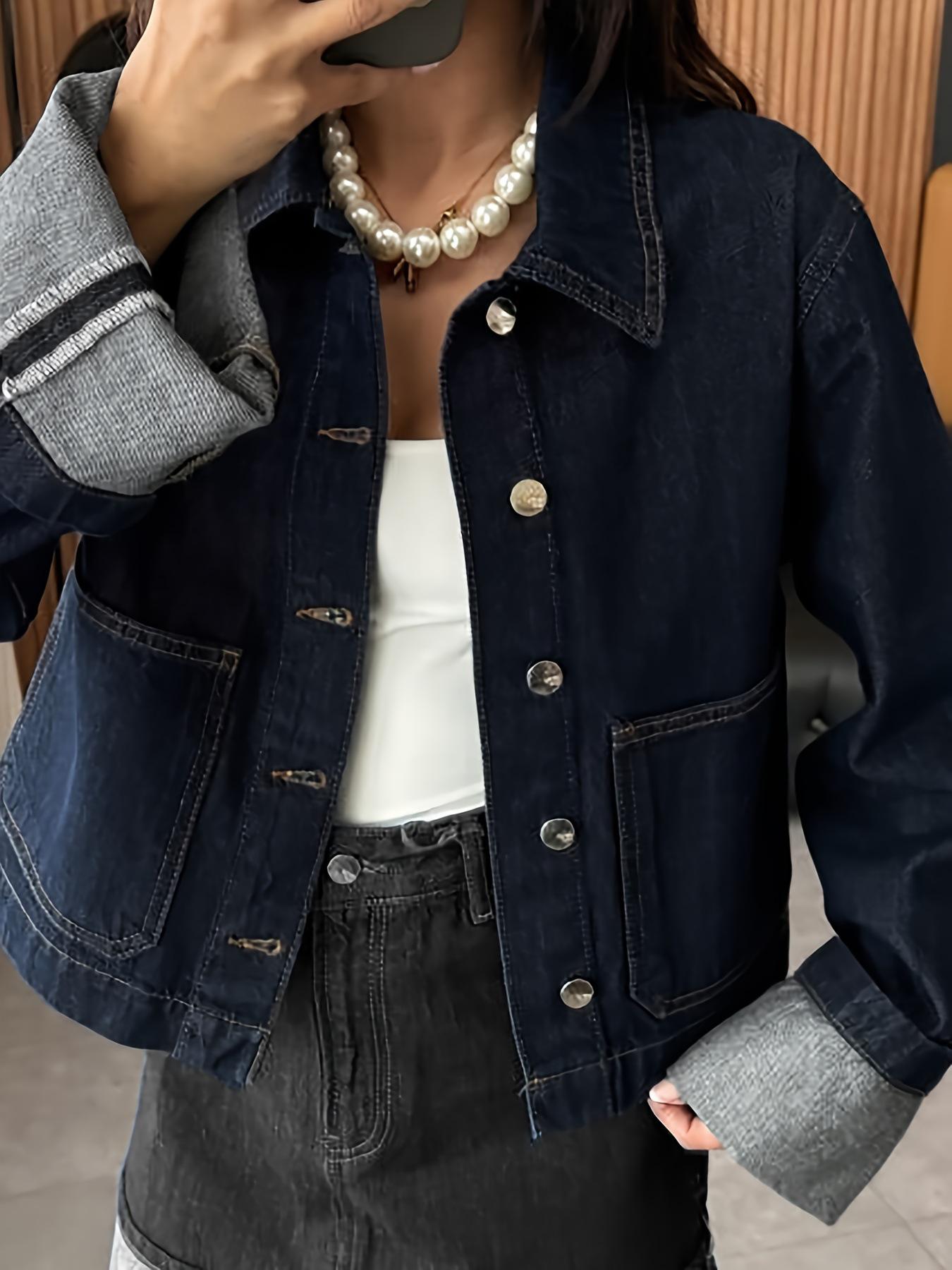 Women s Rolled-Up Sleeve Denim Jacket - Original Color, Casual Fit Small темно-синий
Women s Rolled-Up Sleeve Denim Jacket - Original Color, Casual Fit Small темно-синий