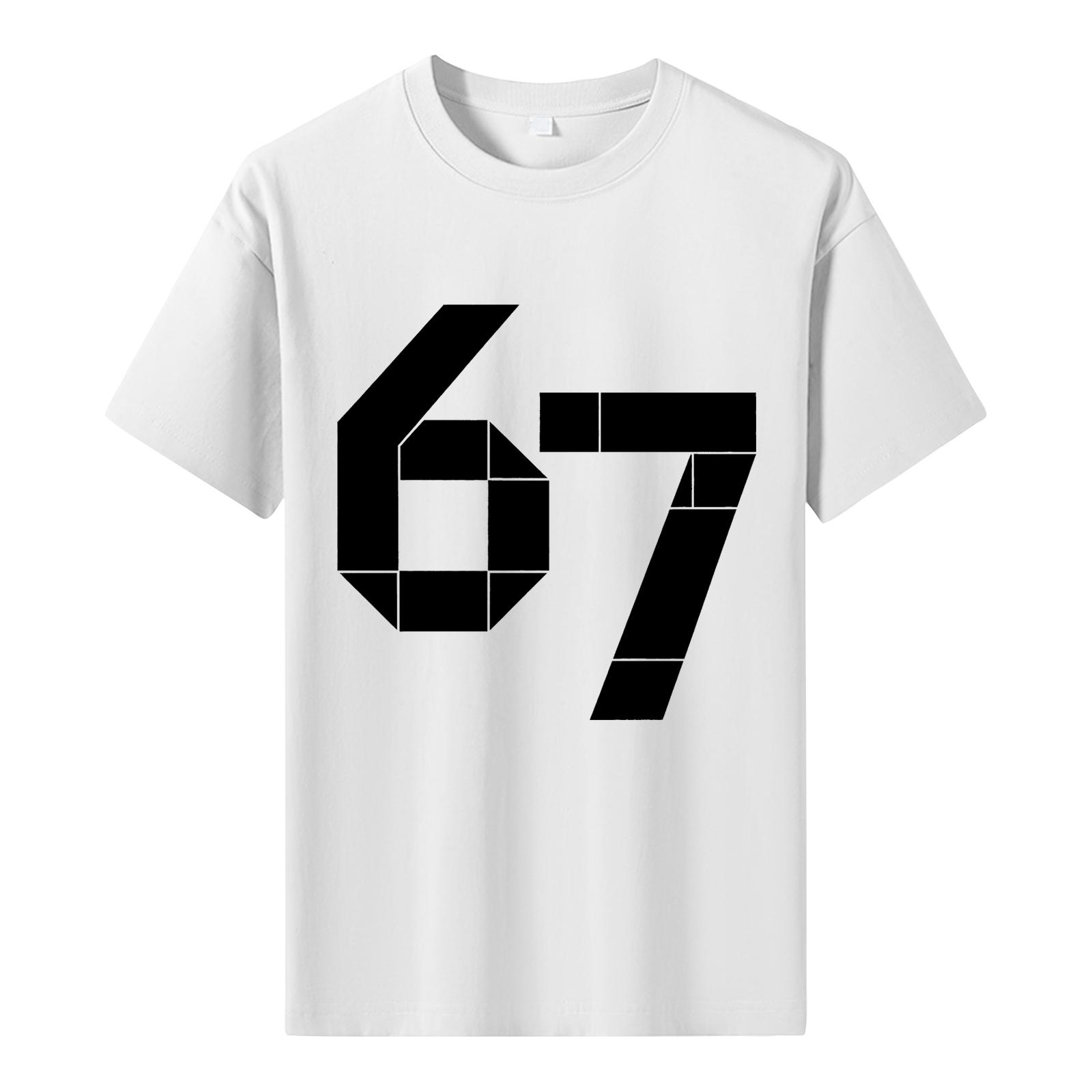 Мужская футболка с коротким рукавом с принтом Мужская свободная повседневная футболка с коротким рукавом XL белый
Мужская футболка с коротким рукавом с принтом Мужская свободная повседневная футболка с коротким рукавом XL белый