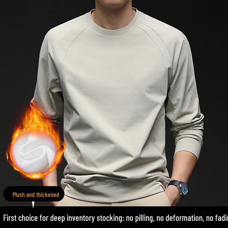 2025 Men s Winter Fleece-Lined Hoodie: Fashionable Casual Round Neck T-Shirt, Warm Base Layer 3XL for 165-180 jin хакі
2025 Men s Winter Fleece-Lined Hoodie: Fashionable Casual Round Neck T-Shirt, Warm Base Layer 3XL for 165-180 jin хакі