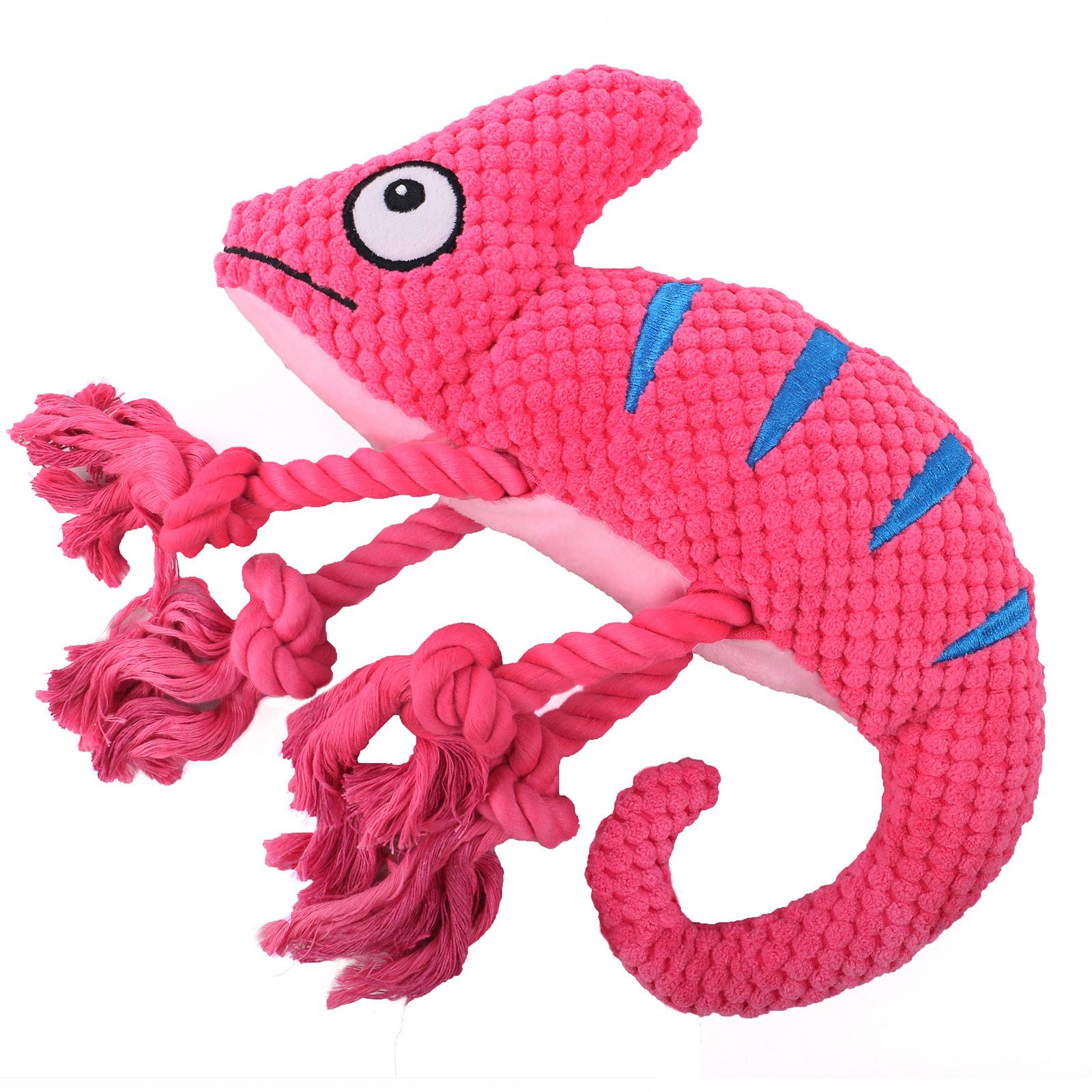 Large Breed Interactive Plush Chameleon Squeaky Dog Toy рожевий червоний колір
Large Breed Interactive Plush Chameleon Squeaky Dog Toy рожевий червоний колір