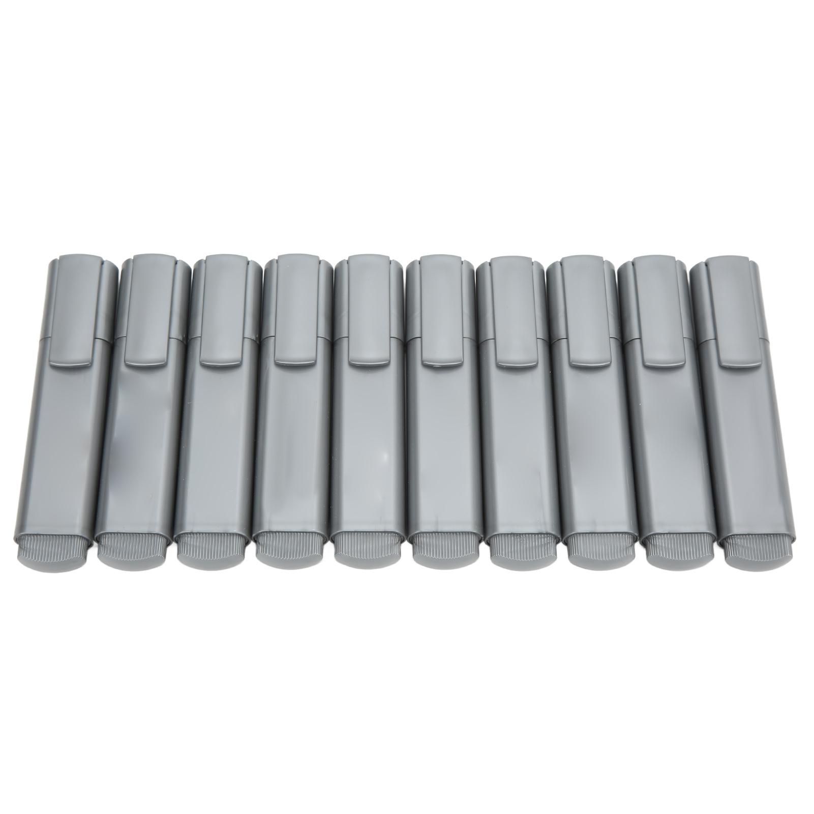 10Pcs Highlighter Metallic Color Odorless Uniform Color Ergonomic Design Stain Repellent Fadeless
10Pcs Highlighter Metallic Color Odorless Uniform Color Ergonomic Design Stain Repellent Fadeless