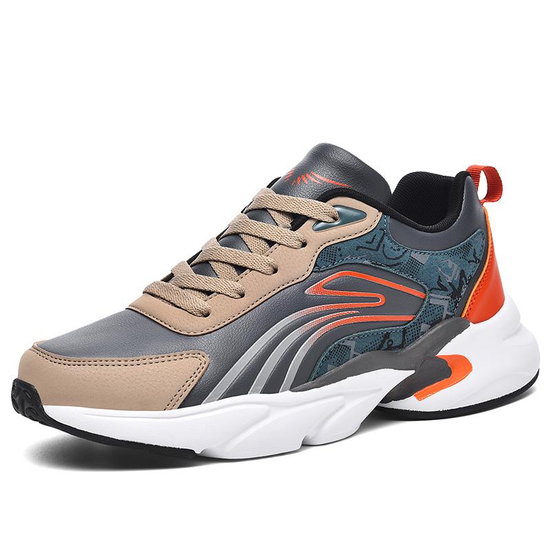 Mens Running Shoes Comfortable Leather Fashion Multi-color Sports Wear-resistant Thick Soled Outdoor Fitness Jogging Shoes Men 48 сірий
Mens Running Shoes Comfortable Leather Fashion Multi-color Sports Wear-resistant Thick Soled Outdoor Fitness Jogging Shoes Men 48 сірий