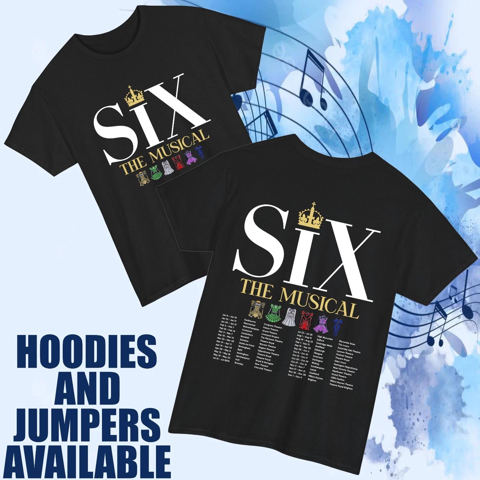Six Musical Music Concert T-T-Shirt Queen Costume UK Tour Theatre Fan Gift Tee Top L
Six Musical Music Concert T-T-Shirt Queen Costume UK Tour Theatre Fan Gift Tee Top L