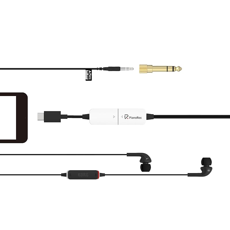 KORG Digital piano recording tool PianoRec Ideal for recording/live streaming with smartphone/Equipped with microphone with mute switch PIANOREC
KORG Digital piano recording tool PianoRec Ideal for recording/live streaming with smartphone/Equipped with microphone with mute switch PIANOREC