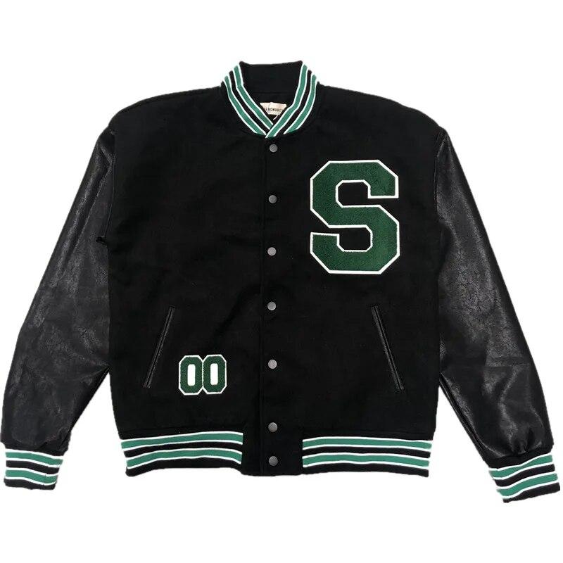 Hip Hop Vintage Jacket Mens Furry Letters Embroidery Color Block College Jackets Womens Harajuku 2021 New Baseball Coats Unisex
Hip Hop Vintage Jacket Mens Furry Letters Embroidery Color Block College Jackets Womens Harajuku 2021 New Baseball Coats Unisex