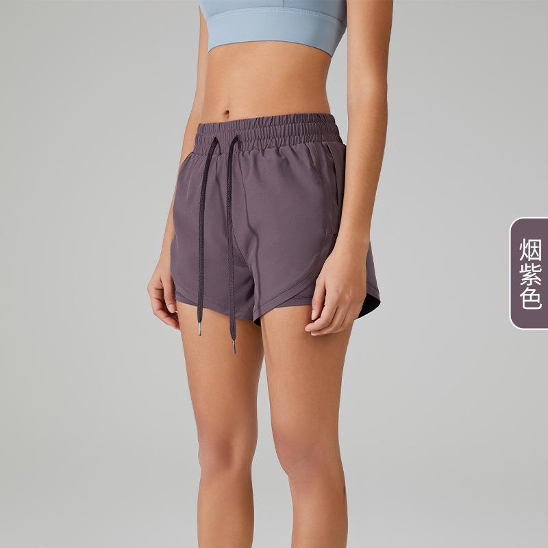 High waist drawstring sports shorts women s thin fitness pants running anti-light fake two-piece yoga shorts XL
High waist drawstring sports shorts women s thin fitness pants running anti-light fake two-piece yoga shorts XL