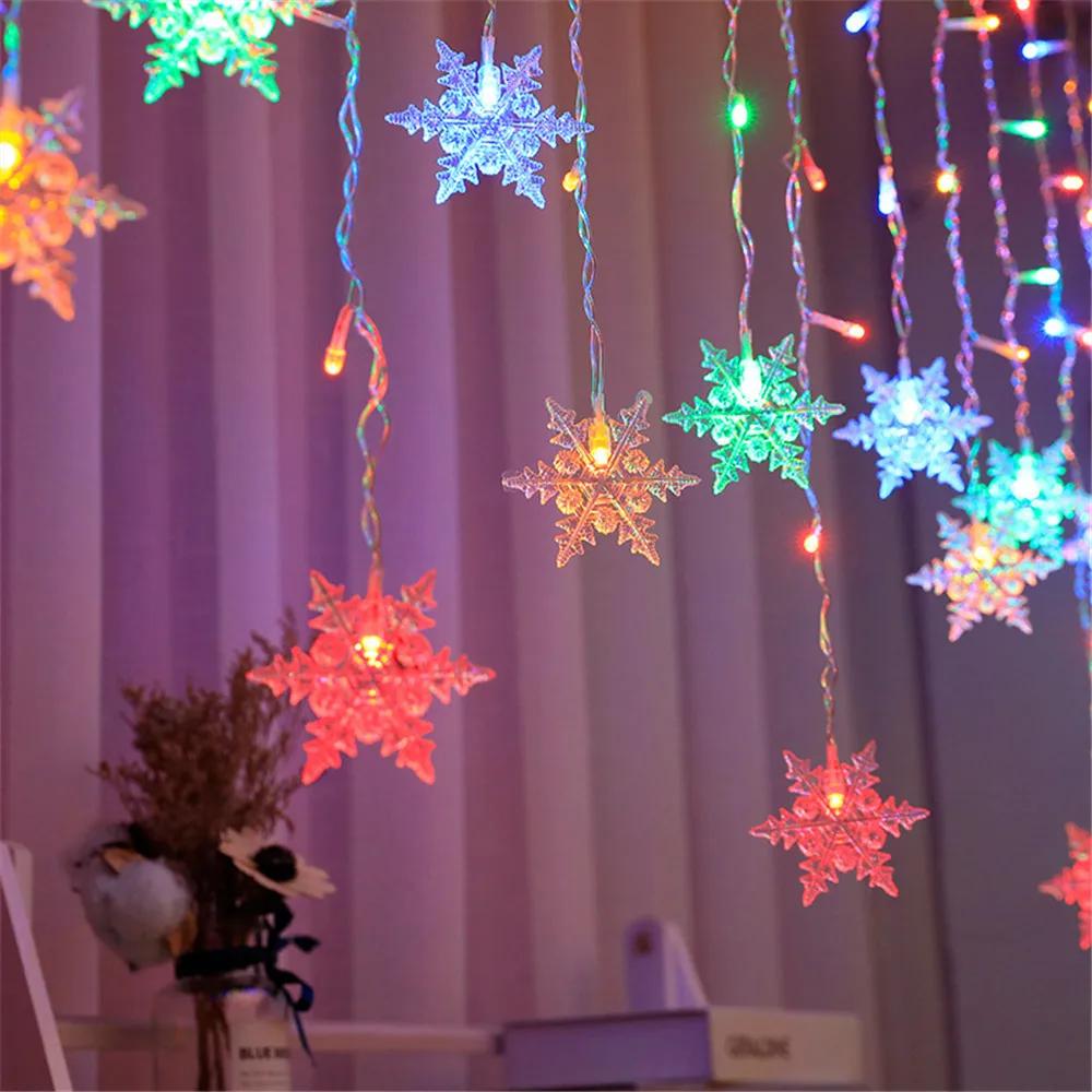 Outdoor Light Garland for Home Garden Party Decoration Christmas Lights EU Plug LED Snowflake Curtain Icicle Fairy String Lights EU Plug 220V
Outdoor Light Garland for Home Garden Party Decoration Christmas Lights EU Plug LED Snowflake Curtain Icicle Fairy String Lights EU Plug 220V