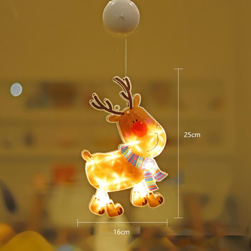 Светодиодные подвесные светильники с присоской Снеговик Санта-Клауса в форме лампы для витрины рождественской вечеринки Elk (Small)
Светодиодные подвесные светильники с присоской Снеговик Санта-Клауса в форме лампы для витрины рождественской вечеринки Elk (Small)