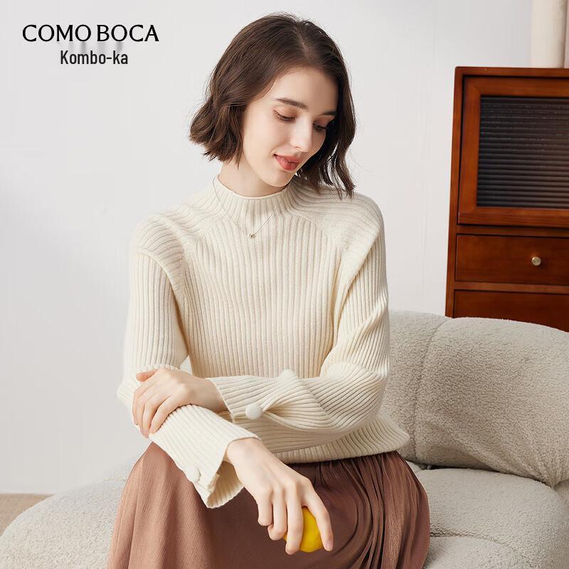 Women s Semi-High Collar Cashmere Sweater L
Women s Semi-High Collar Cashmere Sweater L