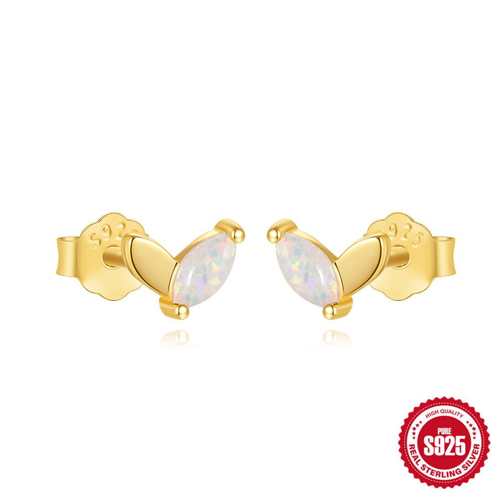 Модные серьги-пусеты из стерлингового серебра 925 пробы на каждый день с опалом, бриллиантом, оливковым листом, бабочкой, восьмиугольником и звездой 925 Silver
Модные серьги-пусеты из стерлингового серебра 925 пробы на каждый день с опалом, бриллиантом, оливковым листом, бабочкой, восьмиугольником и звездой 925 Silver