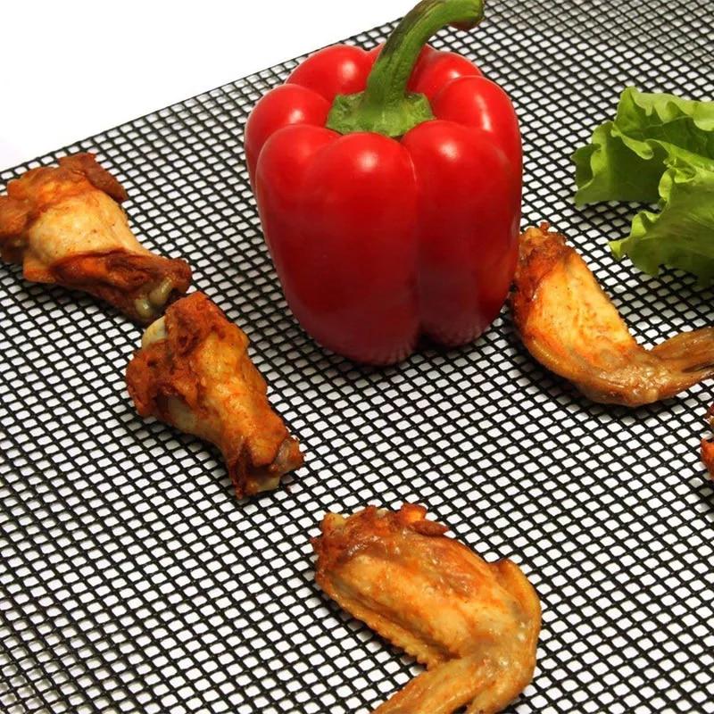 Кухонный коврик для курильщика, коврик для барбекю, аксессуар, антипригарный сетчатый коврик для барбекю, многоразовый термостойкий сетчатый коврик для выпечки барбекю
Кухонный коврик для курильщика, коврик для барбекю, аксессуар, антипригарный сетчатый коврик для барбекю, многоразовый термостойкий сетчатый коврик для выпечки барбекю