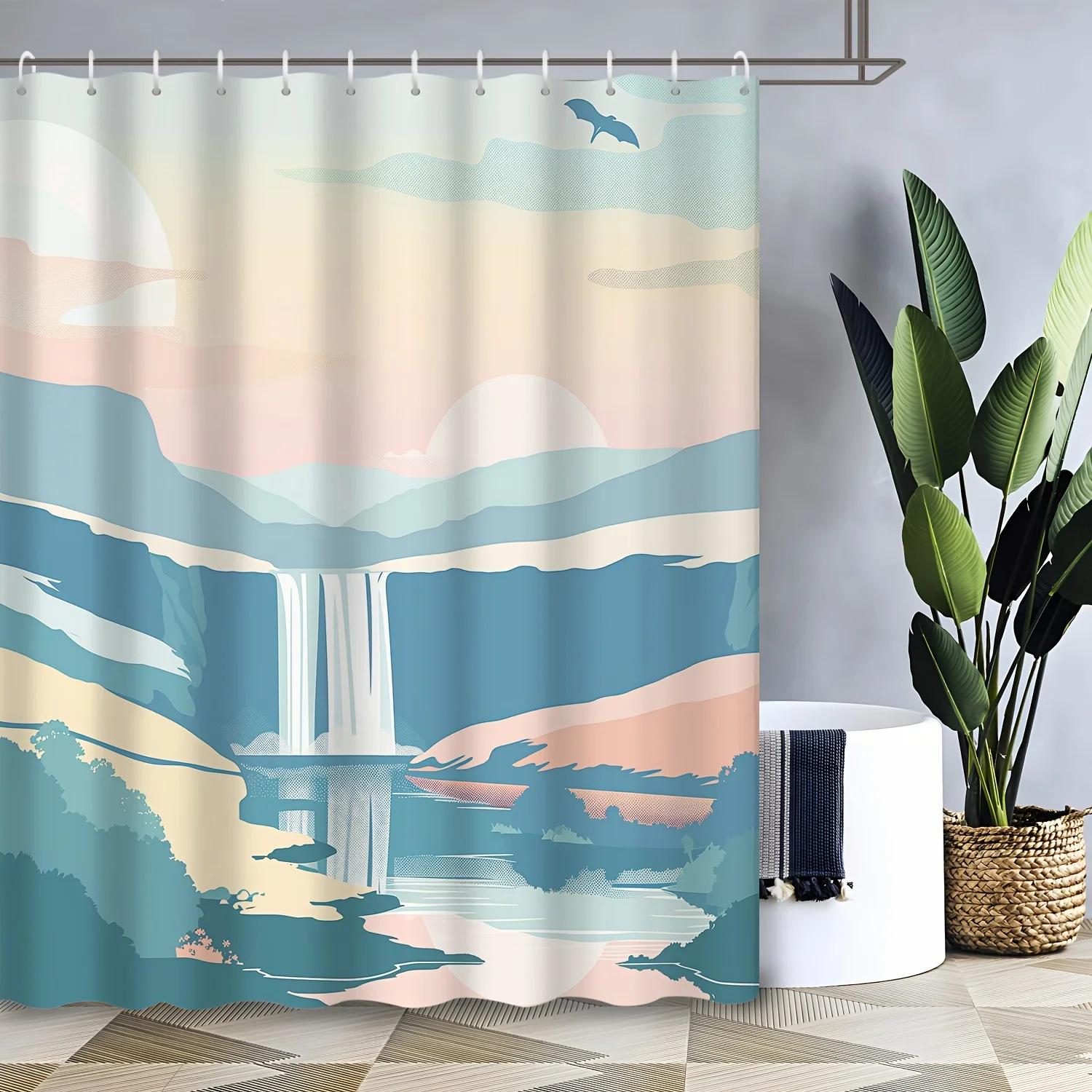 Creative Cartoon Forest Scenery Shower Curtain - Artistic Waterproof Print, Bathroom Wall Decoration W60H190(CM)-1 Pcs
Creative Cartoon Forest Scenery Shower Curtain - Artistic Waterproof Print, Bathroom Wall Decoration W60H190(CM)-1 Pcs