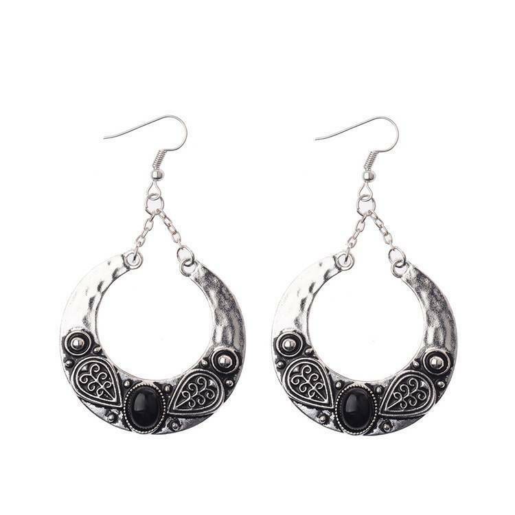Женские серьги в стиле ретро серебряного цвета с бирюзой в стиле бохо, большие круглые серьги с гравировкой, ювелирные изделия чёрный
Женские серьги в стиле ретро серебряного цвета с бирюзой в стиле бохо, большие круглые серьги с гравировкой, ювелирные изделия чёрный