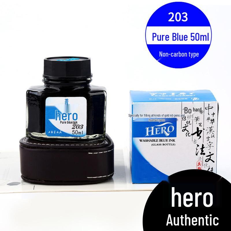 Чорнило для пір яної ручки Hero Non-Carbon: Чорний, Червоний, Синьо-Чорний - Письмо без затирань
Чорнило для пір яної ручки Hero Non-Carbon: Чорний, Червоний, Синьо-Чорний - Письмо без затирань