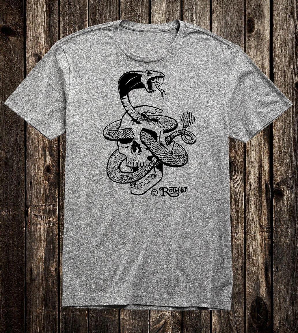 Retro Hot Rod T Shirt Tee 100% Cotton Motorcycle Roth Studios Skull and Snakes S
Retro Hot Rod T Shirt Tee 100% Cotton Motorcycle Roth Studios Skull and Snakes S