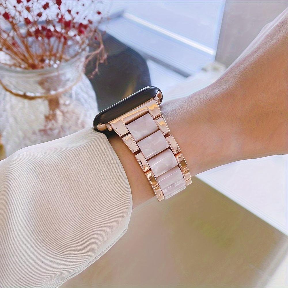 Элегантный ремешок для часов из нержавеющей стали и смолы для изысканного стиля — подходит для умных часов диаметром 38–45 мм — удобный и универсальный 38mm40mm41mm белый
Элегантный ремешок для часов из нержавеющей стали и смолы для изысканного стиля — подходит для умных часов диаметром 38–45 мм — удобный и универсальный 38mm40mm41mm белый