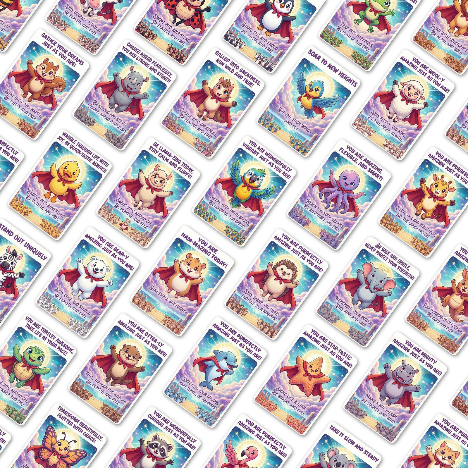 36 Cute Animal Text To Encourage Cards, Animals Come Positive Energy Inspirational Text Small Cards RXHB0022
36 Cute Animal Text To Encourage Cards, Animals Come Positive Energy Inspirational Text Small Cards RXHB0022