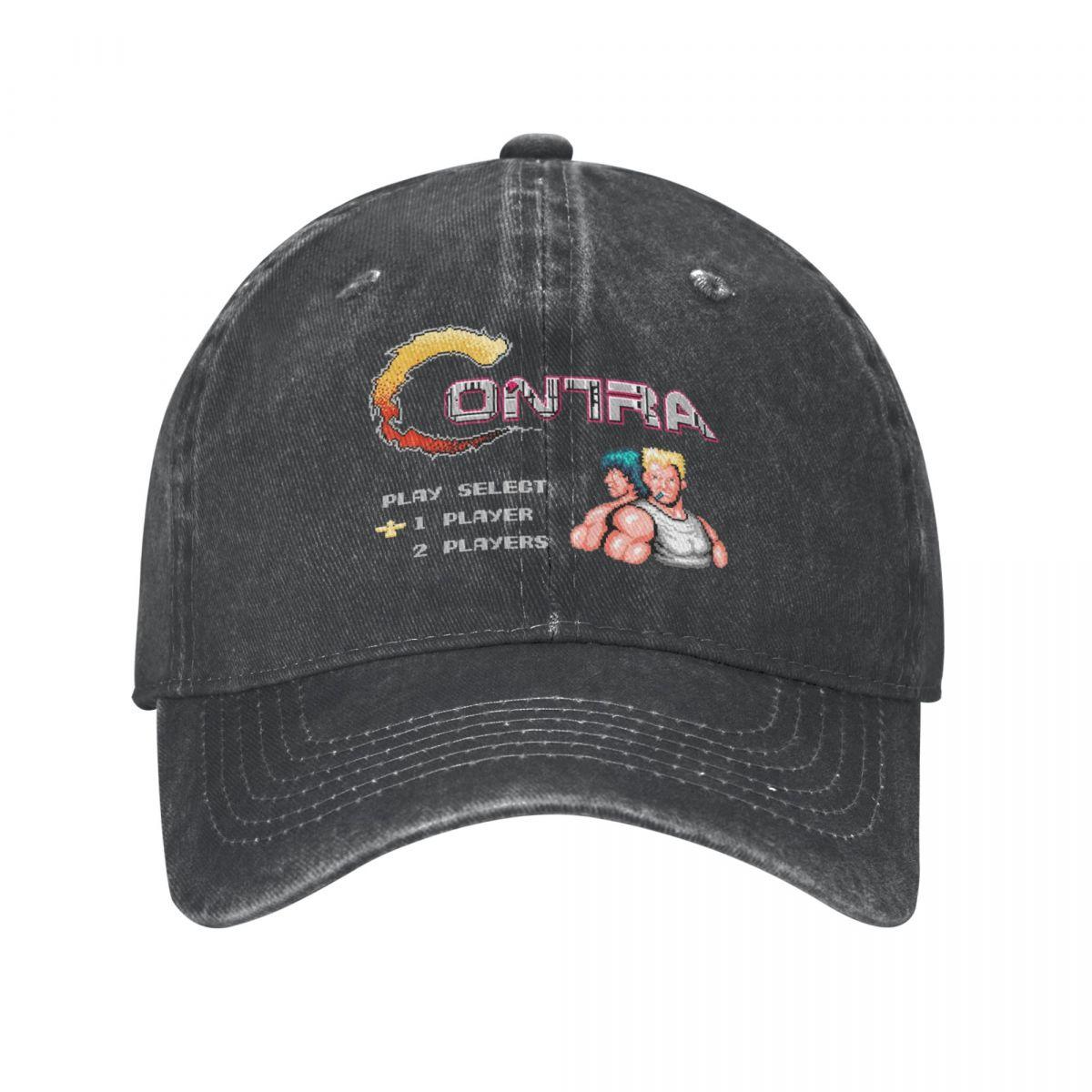 Contra Gaming Video Game Merchandise Unisex Women Baseball Cap Distressed Washed Caps Hat Vintage Outdoor Activities Casquette One Size
Contra Gaming Video Game Merchandise Unisex Women Baseball Cap Distressed Washed Caps Hat Vintage Outdoor Activities Casquette One Size