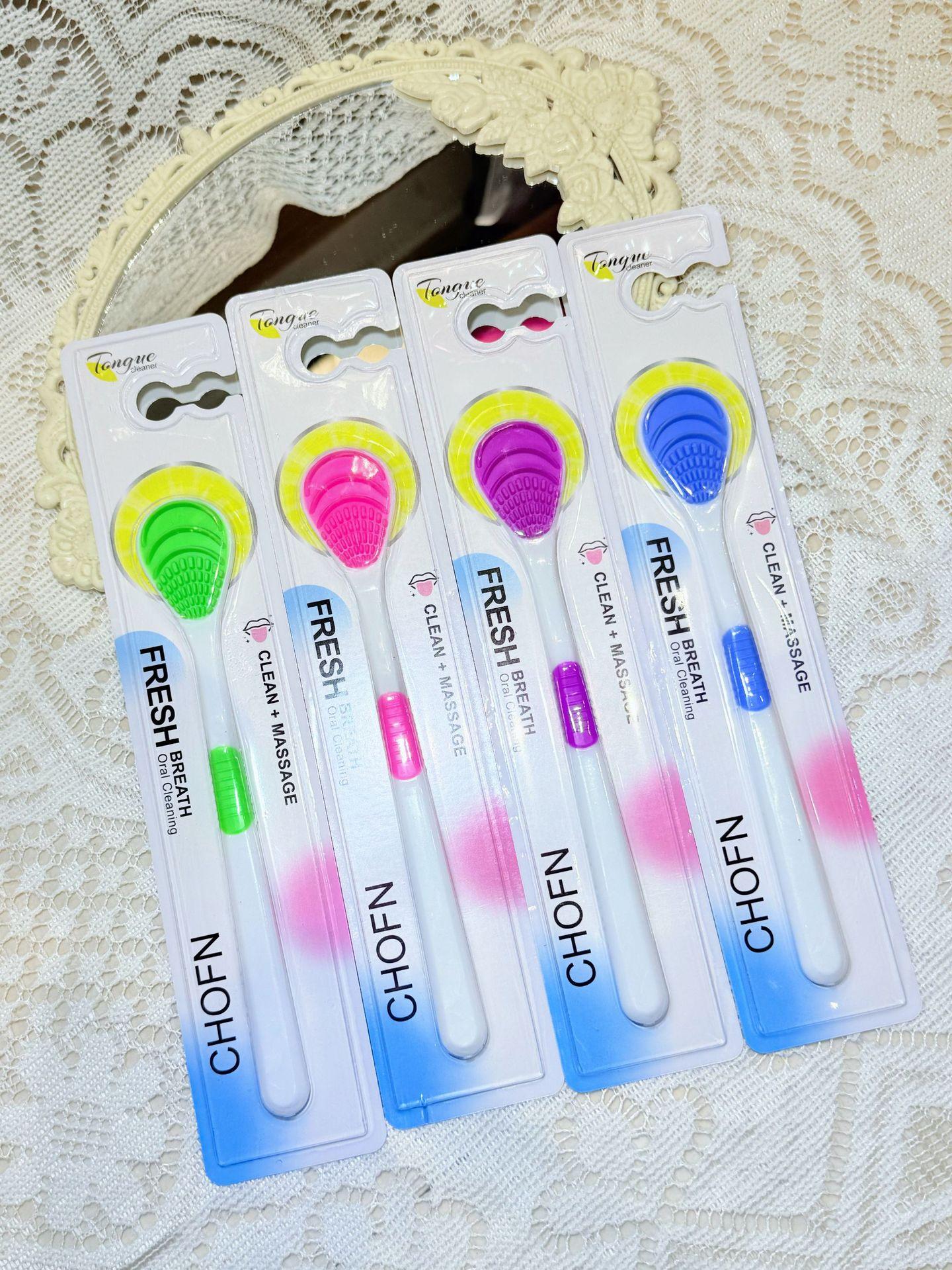 Multi Functional Tongue Scraper Silicone Tongue Scraper Dual Effect Tongue Coating Cleaning Brush
Multi Functional Tongue Scraper Silicone Tongue Scraper Dual Effect Tongue Coating Cleaning Brush