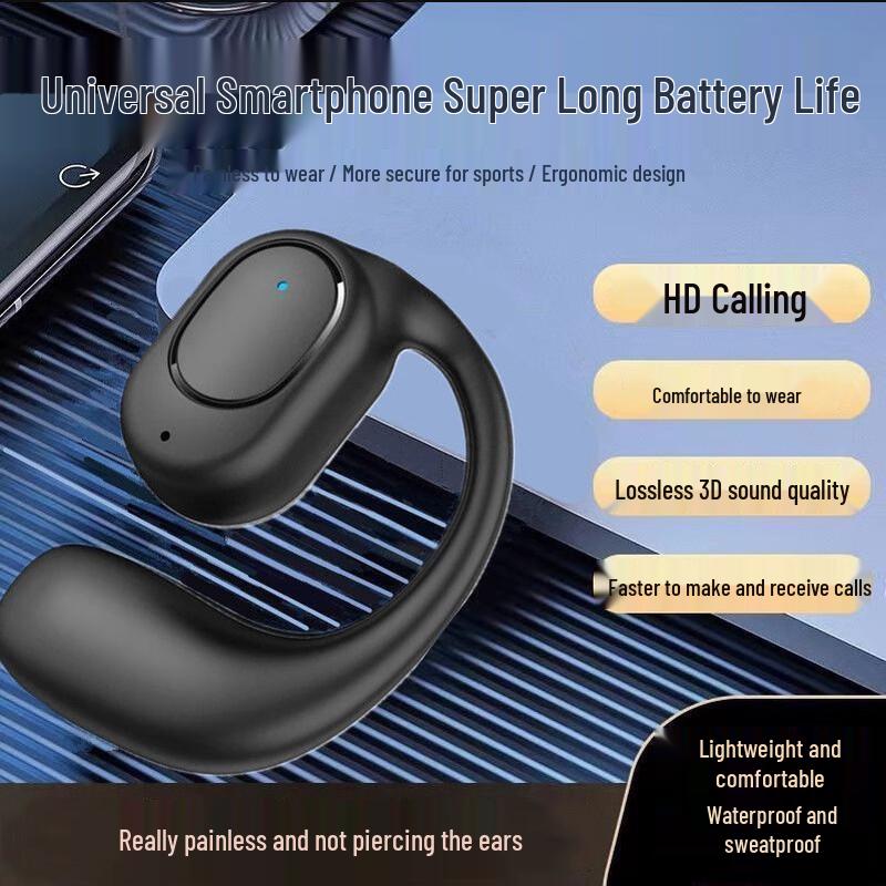 XD3 Air Conduction Sports Earbuds - Wireless, Open-Type, Non-In-Ear, Long Battery Life, Noise Cancelling, Large Capacity.
XD3 Air Conduction Sports Earbuds - Wireless, Open-Type, Non-In-Ear, Long Battery Life, Noise Cancelling, Large Capacity.