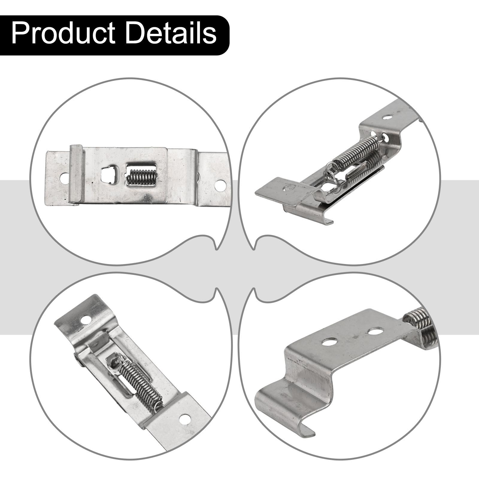 Spring Loaded Stainless Steel License Plate Frame Holder Clamp 8Pcs Set for Vehicles Including Cars Trucks and Trailers China Mainland
Spring Loaded Stainless Steel License Plate Frame Holder Clamp 8Pcs Set for Vehicles Including Cars Trucks and Trailers China Mainland