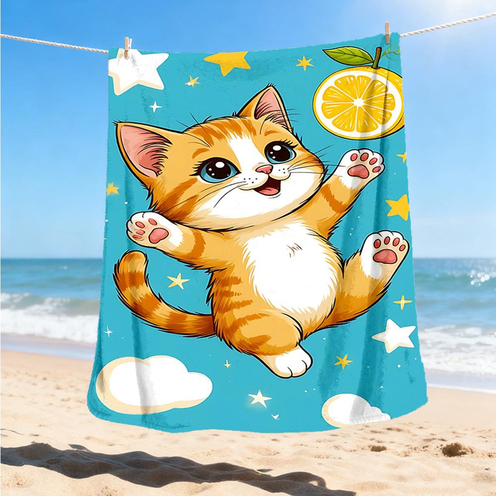 1pc Cat Lemon Outdoor Blanket - Soft Flannel Cozy for Travel & Camping - All-Season Warm Bed Cover, Machine Washable yy251229097 75x90cm
1pc Cat Lemon Outdoor Blanket - Soft Flannel Cozy for Travel & Camping - All-Season Warm Bed Cover, Machine Washable yy251229097 75x90cm