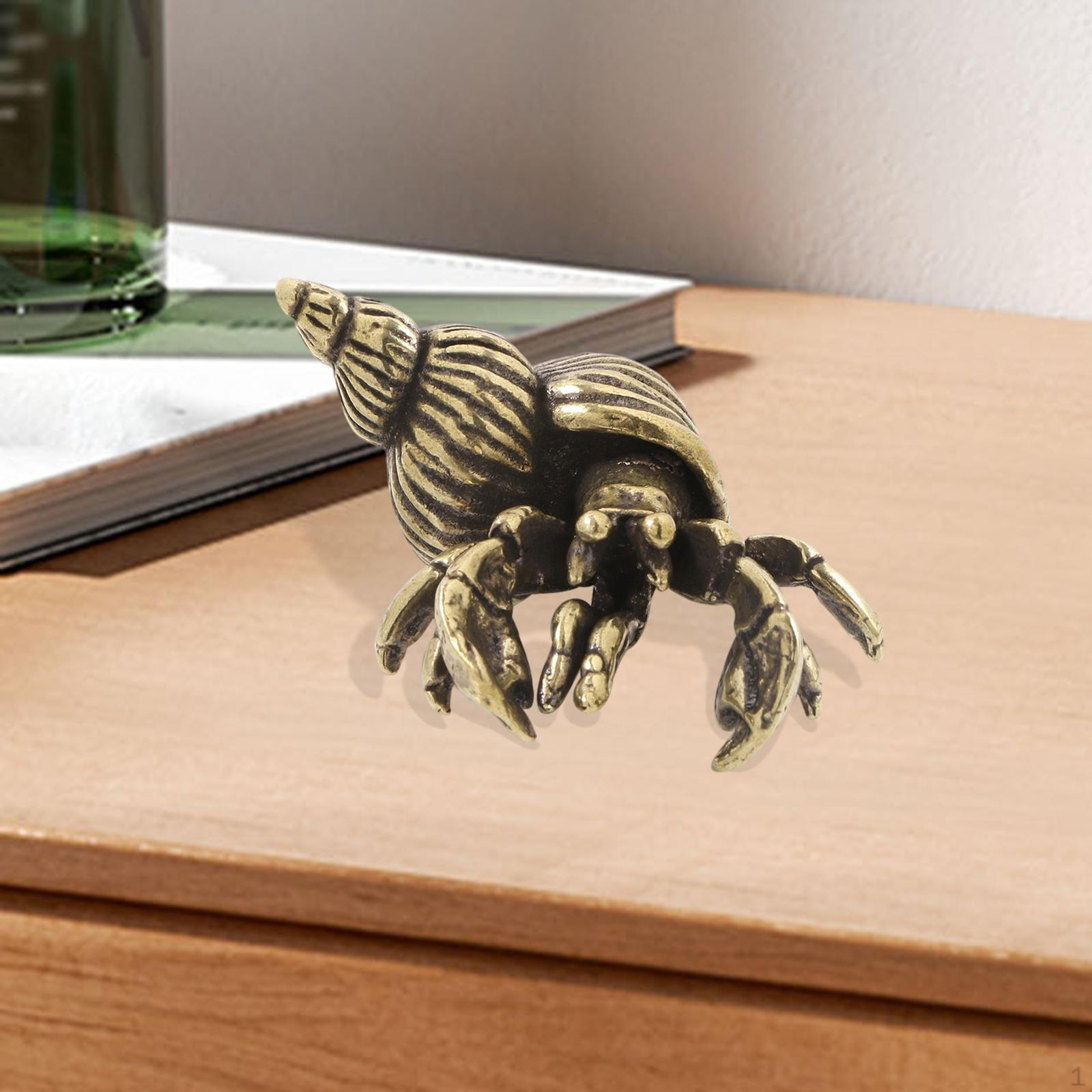 Brass Crab Figurine Statue Souvenir Collectible Creative Small Animal Sculpture for Home or
Brass Crab Figurine Statue Souvenir Collectible Creative Small Animal Sculpture for Home or