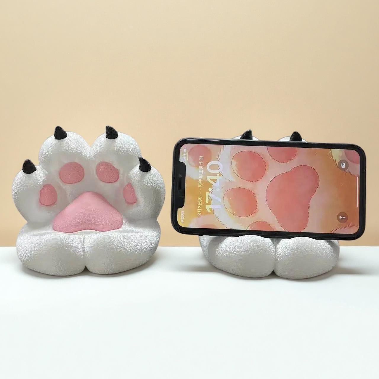 Adorable Paw Phone & Tablet Holder: 3D Stand for Desk, Home & Dorm Décor, Perfect for Watching Videos Hands-Free. Without Claws
Adorable Paw Phone & Tablet Holder: 3D Stand for Desk, Home & Dorm Décor, Perfect for Watching Videos Hands-Free. Without Claws