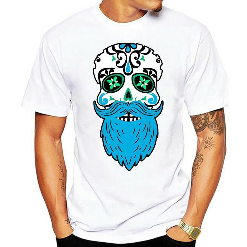 Brand man teeshirt Sugar Skull Beard Day of The Dead TShirt Souvenir Shirt Tee Shirt Mens New T Shirts Printing Cotton Top S
Brand man teeshirt Sugar Skull Beard Day of The Dead TShirt Souvenir Shirt Tee Shirt Mens New T Shirts Printing Cotton Top S