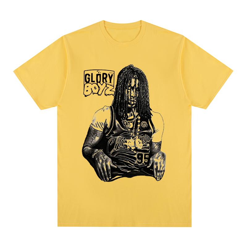 2026 New Chief Keef GLORY BOYZ Hip Hop Vintage Tshirt Cotton Men High Quality Comfortable T Shirt New TEE TSHIRT Womens Tops S
2026 New Chief Keef GLORY BOYZ Hip Hop Vintage Tshirt Cotton Men High Quality Comfortable T Shirt New TEE TSHIRT Womens Tops S