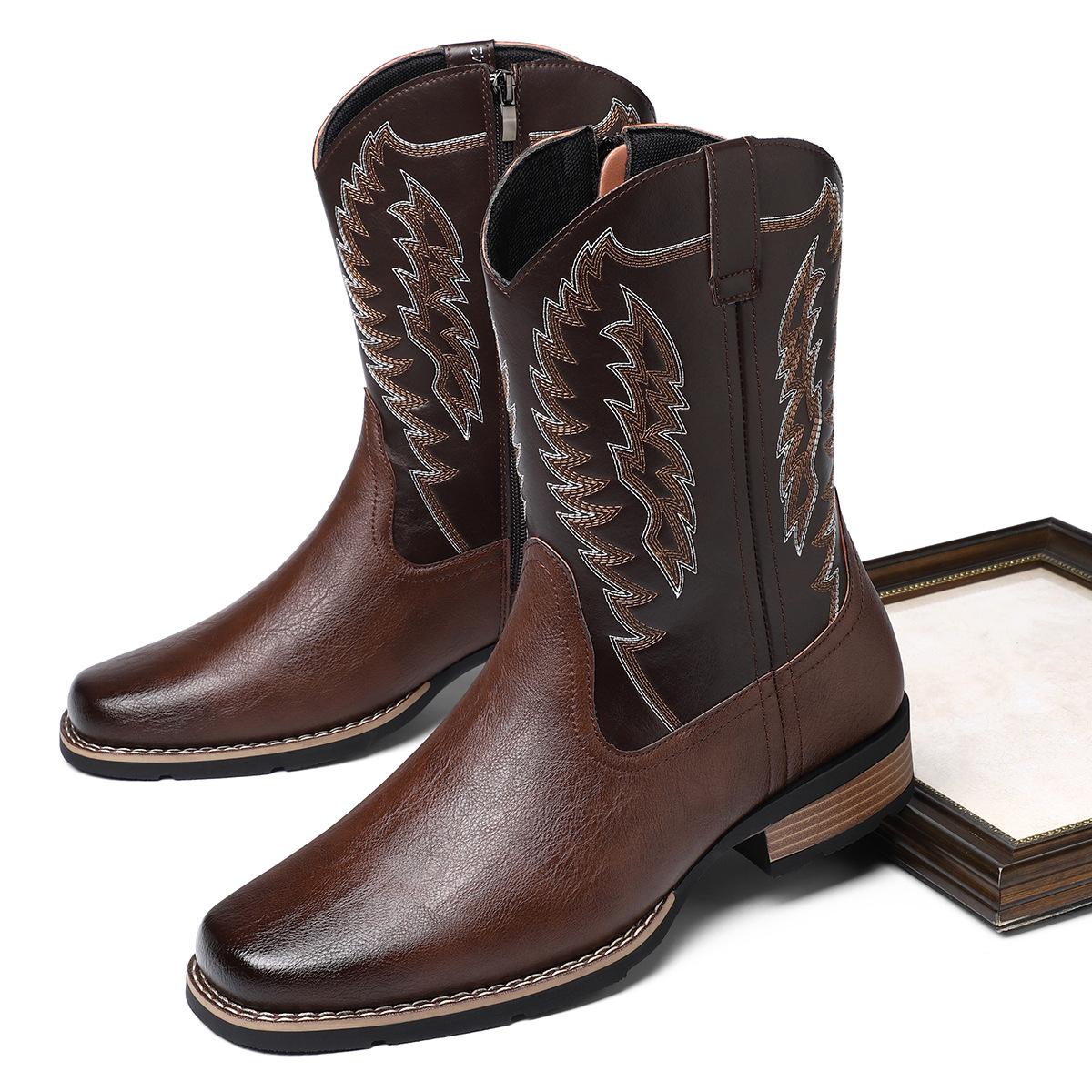 Западные ковбойские сапоги высокий голенище вышитые ретро европейские и американские парные мотоциклетные сапоги сапоги для верховой езды рыцарские сапоги 48
Западные ковбойские сапоги высокий голенище вышитые ретро европейские и американские парные мотоциклетные сапоги сапоги для верховой езды рыцарские сапоги 48