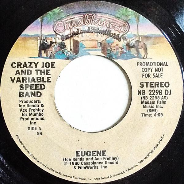 7-дюймовая пластинка JOE RENDA & THE VARIABLE SPEED BAND - Eugene NB2298DJ Casablanca 1980 США Рок Б/У
7-дюймовая пластинка JOE RENDA & THE VARIABLE SPEED BAND - Eugene NB2298DJ Casablanca 1980 США Рок Б/У