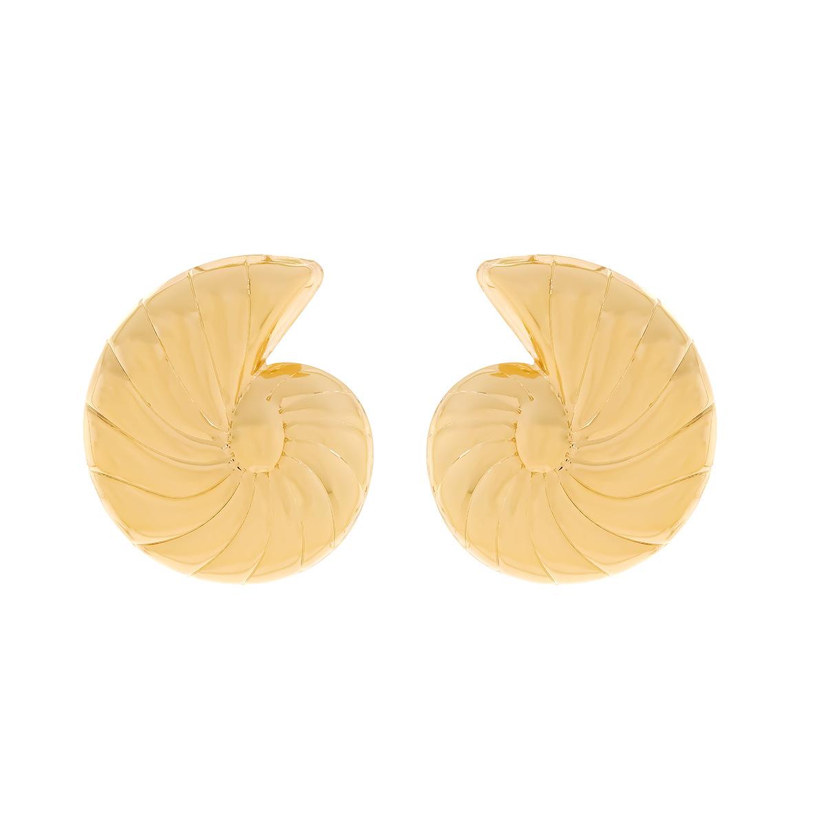 Metal Conch Sea Animal Stud Earrings Women s New Simple Trend Design Zircon Party AccessoriesZAA золотий
Metal Conch Sea Animal Stud Earrings Women s New Simple Trend Design Zircon Party AccessoriesZAA золотий