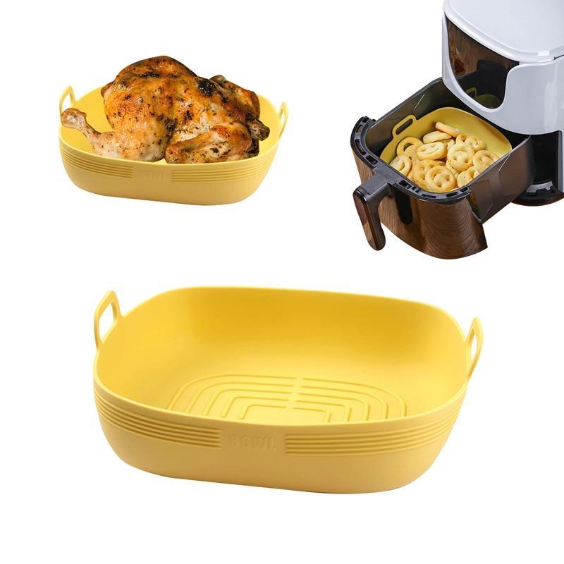 Home Kitchen Supplies Food Grade Air Fryer Silicone Pan Baking Oven Baking Pan Fried Chicken Basket Mat Air Fryer Accessories Air Fryer Mat Pizza Pan square жовтий
Home Kitchen Supplies Food Grade Air Fryer Silicone Pan Baking Oven Baking Pan Fried Chicken Basket Mat Air Fryer Accessories Air Fryer Mat Pizza Pan square жовтий