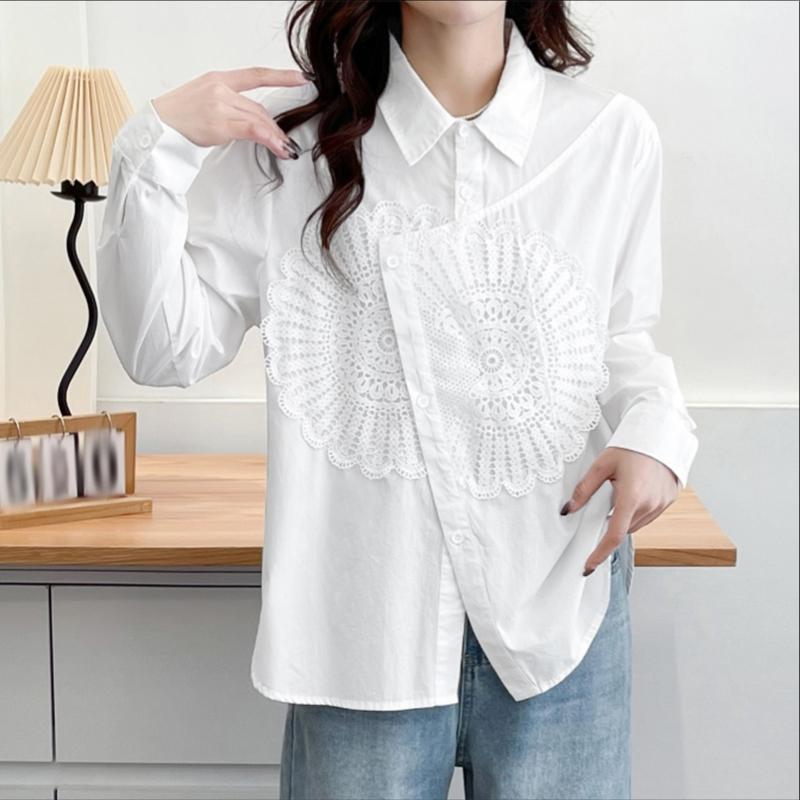 ZANZEA Женская повседневная блузка с отложным воротником, длинным рукавом и кружевной отделкой S
ZANZEA Женская повседневная блузка с отложным воротником, длинным рукавом и кружевной отделкой S